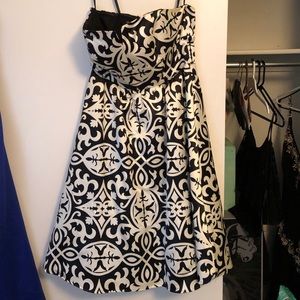 Black and white dress